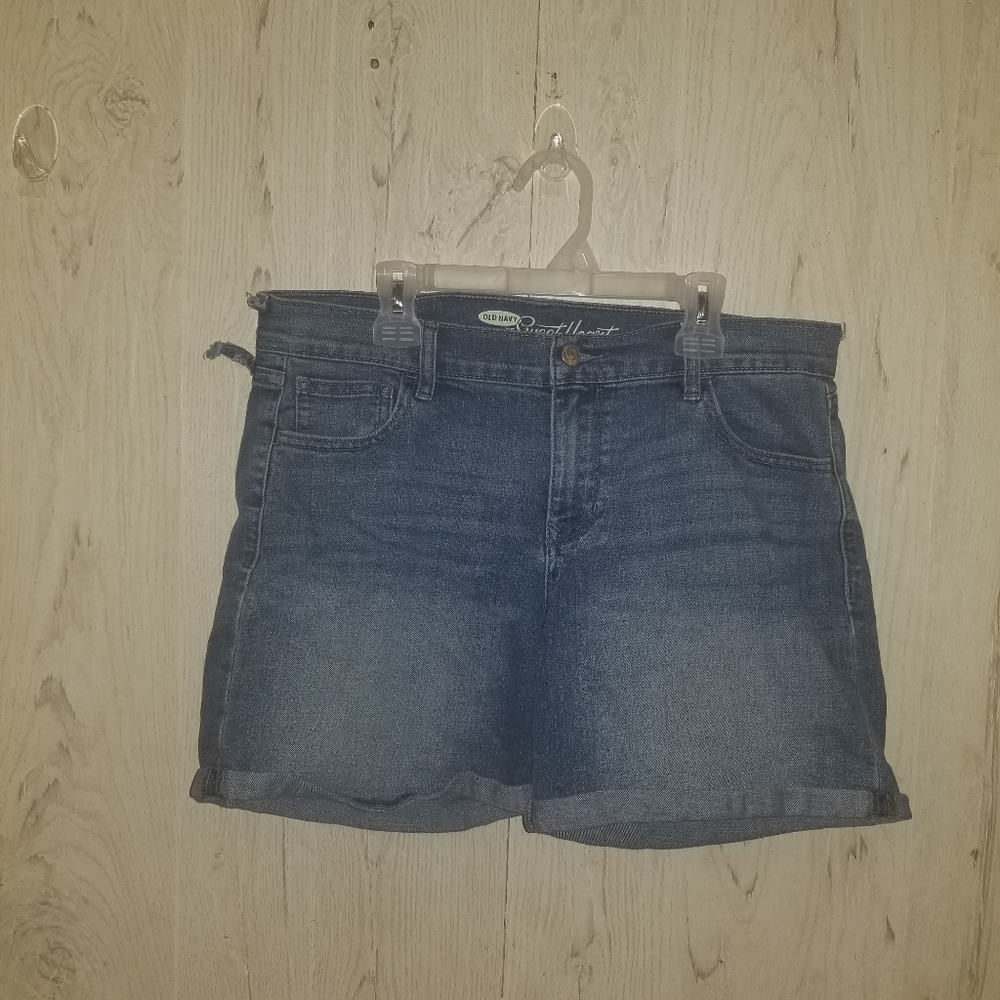 Denim shorts